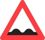 Advarselsskilt - Ujævn vej