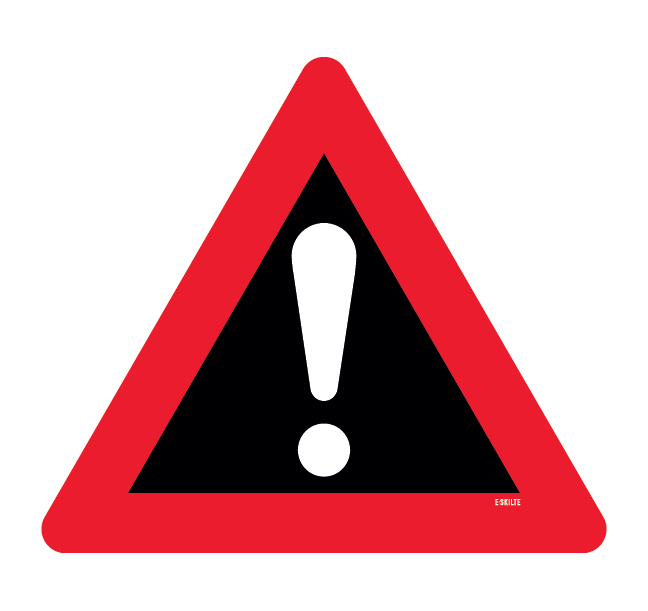 A99,1 - Anden fare skilt i sort