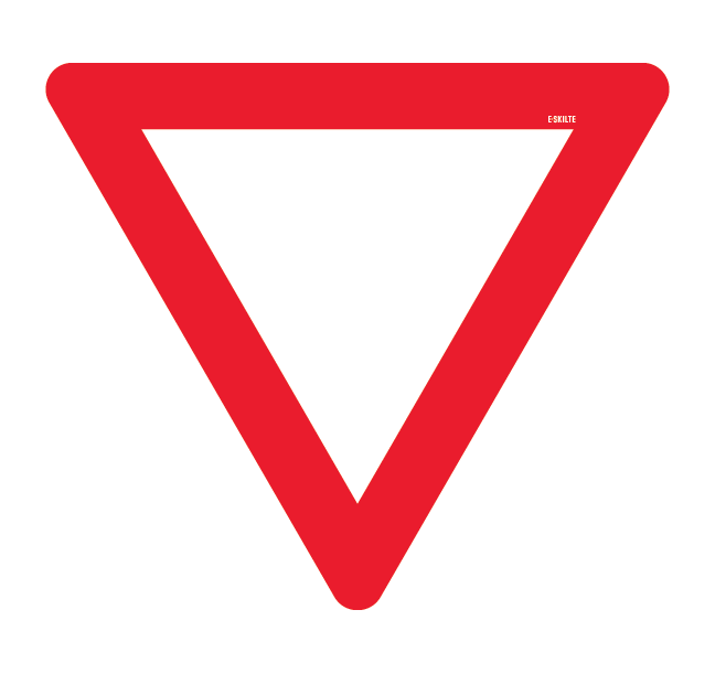 B11 - Ubetinget vigepligt skilt