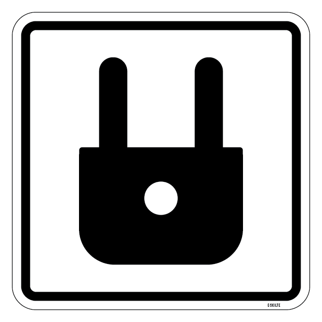 Strøm Piktogram skilt