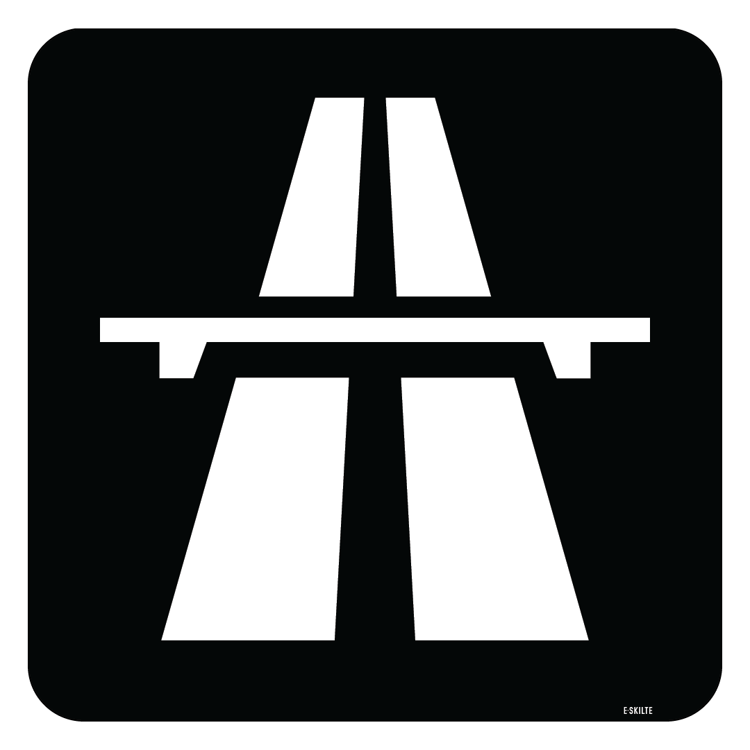 Motorvej Piktogram skilt