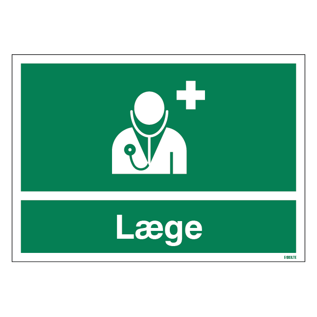 Læge skilt