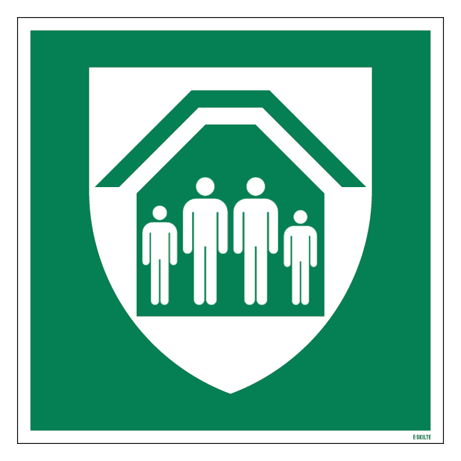 E021 Beskyttelsesly skilt