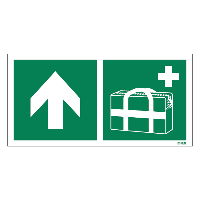 Medicin taske op skilt