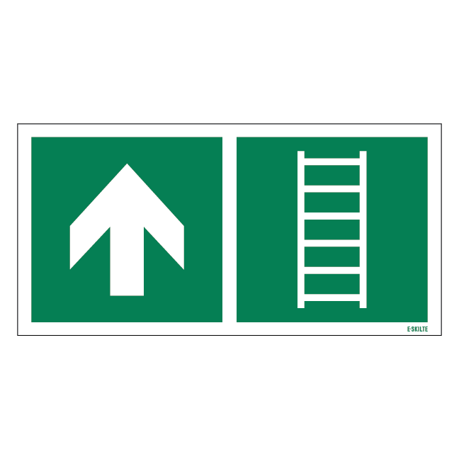Flugt stige op skilt
