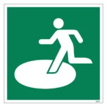 E065 Udendørs tilflugtsområde ved naturkatastrofer skilt