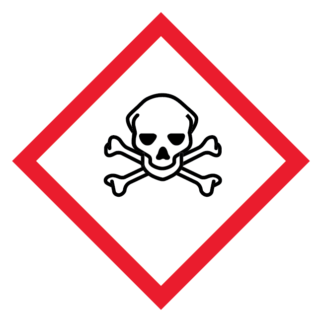GHS06 Meget giftig (Acute toxicity) skilt