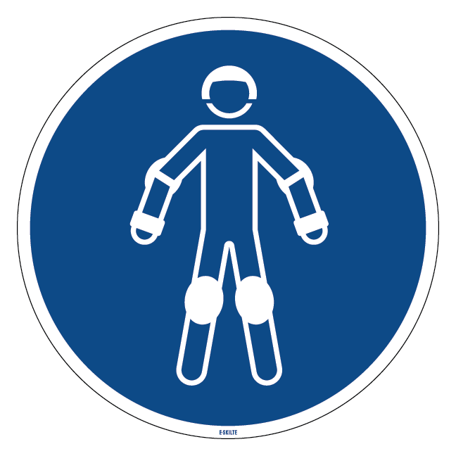 M049 Bær beskyttende rullesports udstyr skilt