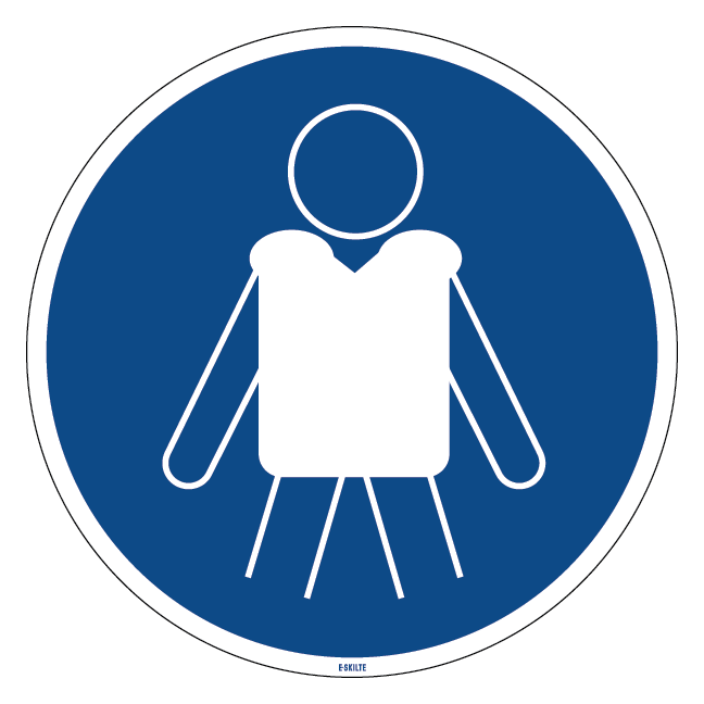 M053 Bær personligt flyde udstyr skilt