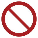 ISO Forbudsskilte piktogrammer