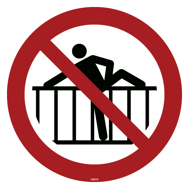 P071 Må ikke krydse barrieren