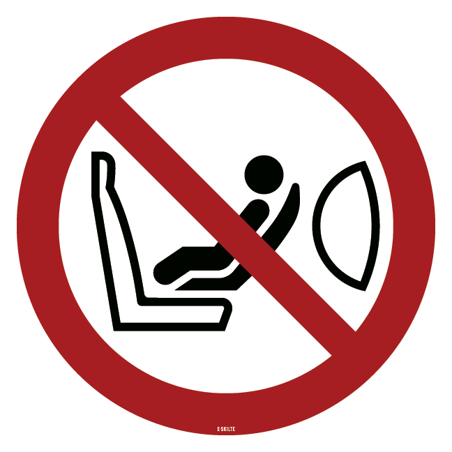 P74 Børnesæde installation forbudt