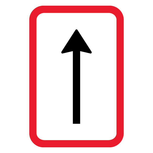 UC60,2 - Retningspil skilt