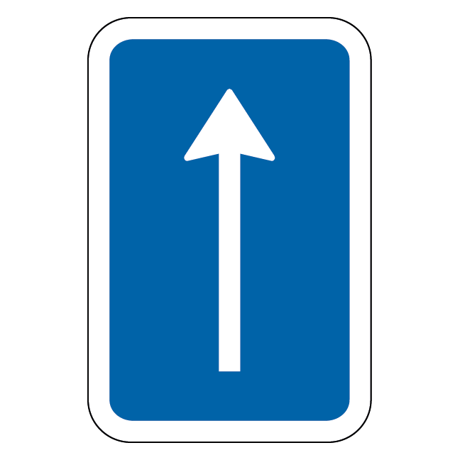 UE33,2 - Retningspil skilt