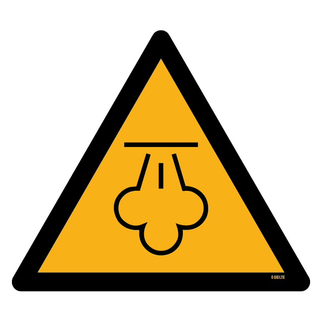 W080 Advarsel: Varm damp