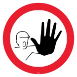 Færdsel forbudt skilte