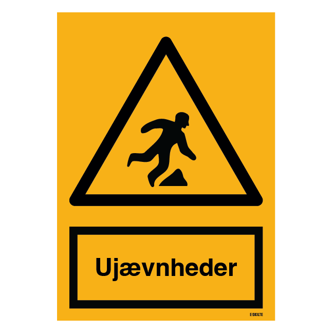 Advarselsskilt - Ujævnheder