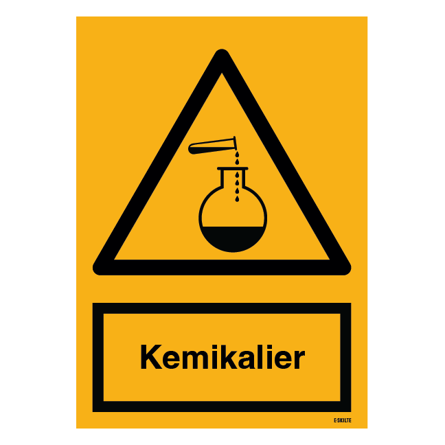 Kemikalier. Advarselsskilt