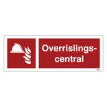Brandskilt - Overrislingscentral