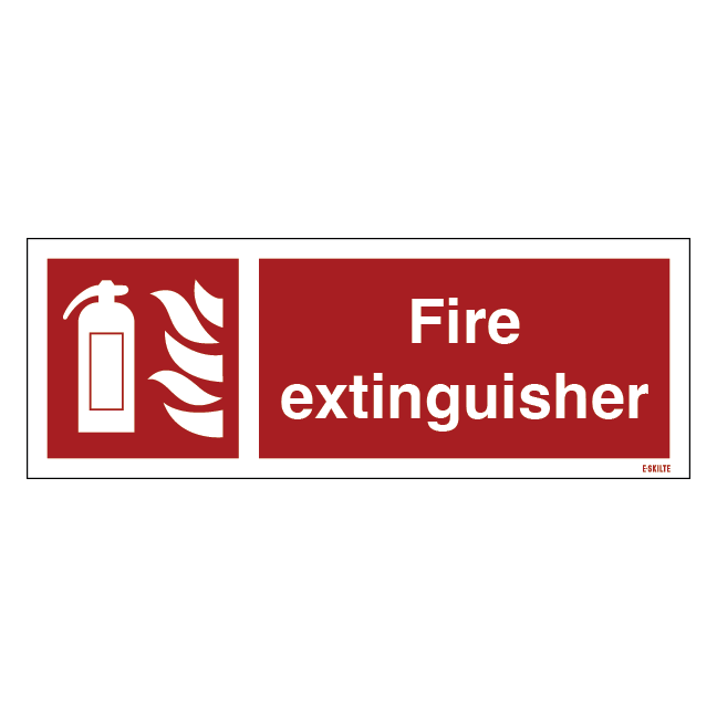 Fire Extinguisher: Brandskilt