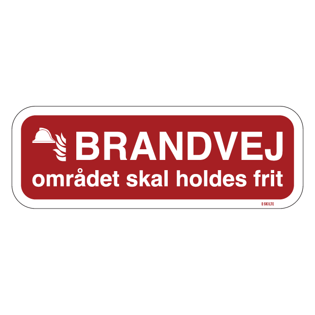 Brandvej området skal holdes frit skilt