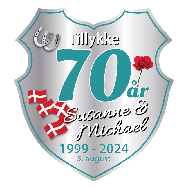 Jernbryllupsskilt Skjold