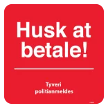 Butikstyveri Skilte