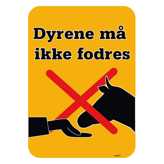 Dyrene må ikke fodres skilt