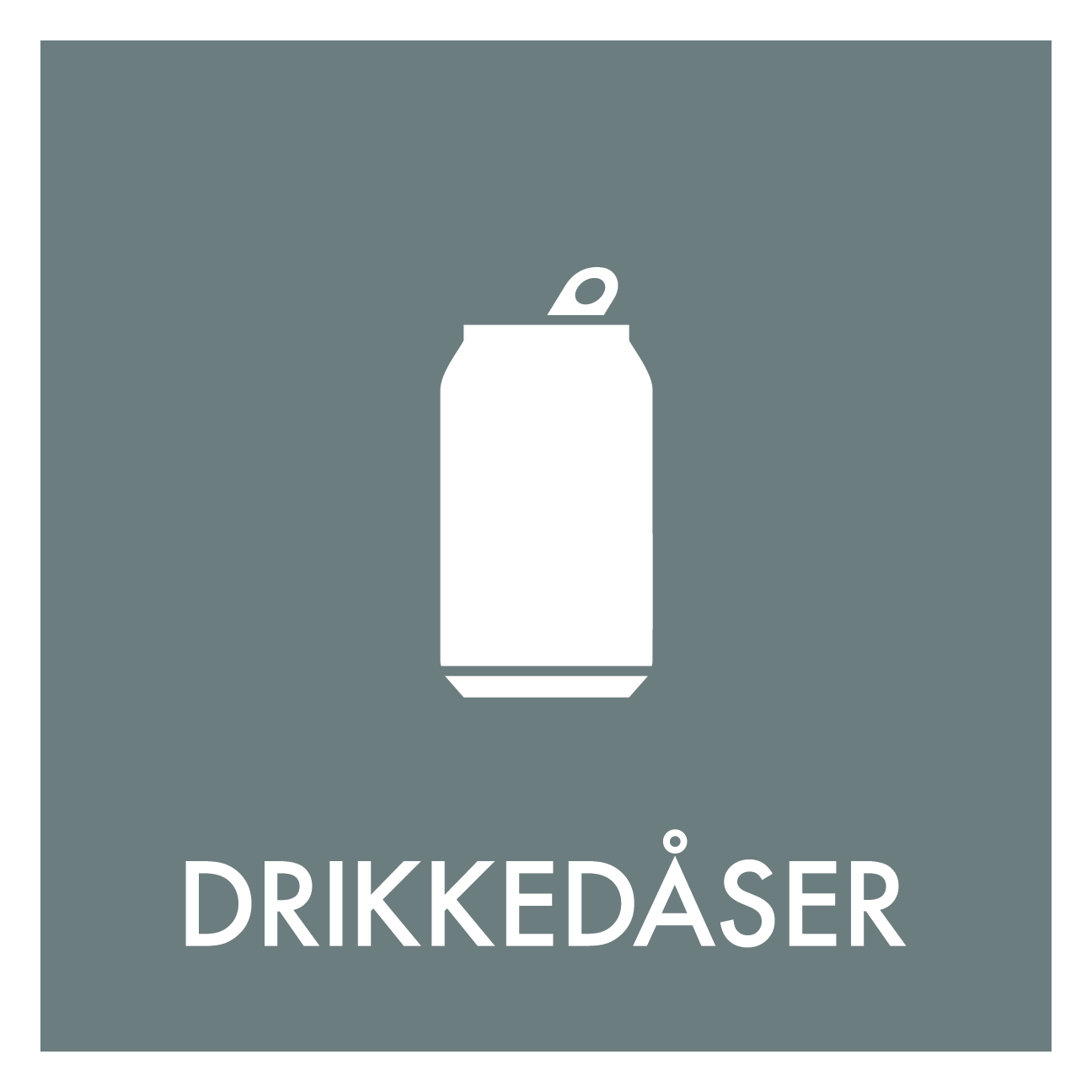 Drikkedåser affald skilt - Dansk Affaldssortering