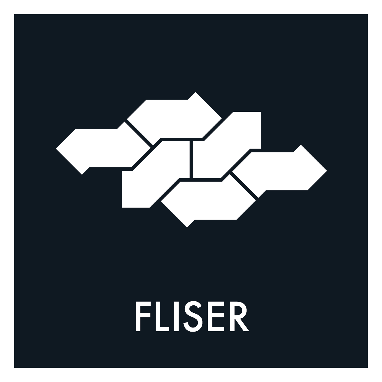 Fliser sort skilt - Dansk Affaldssortering