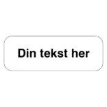 Design-selv skilt med piktogram