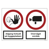 Byggeplads skilte
