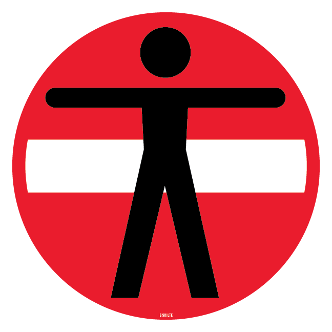 Person adgang forbudt skilt