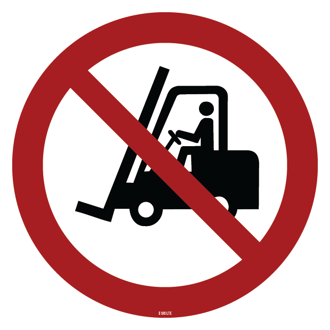 Truckkørsel forbudt skilt