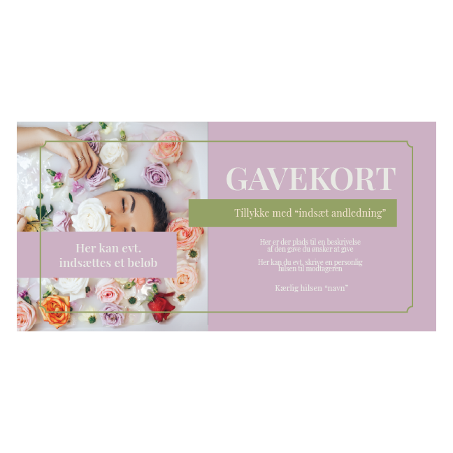 Gavekort wellness spa