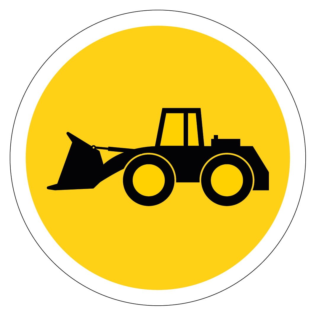 Læssemaskine hjelmmærke