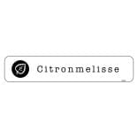 Citronmelisse køkkenhaveskilt