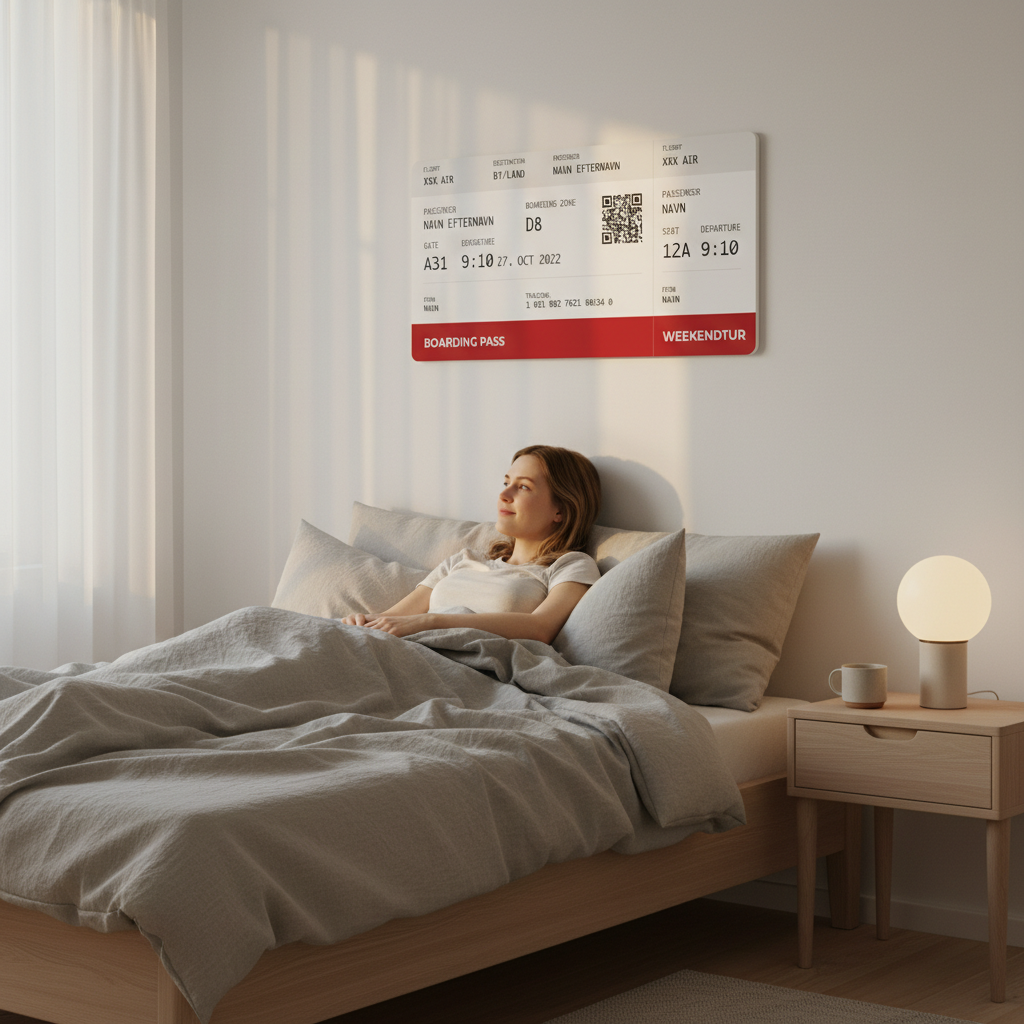 Rejsegavekort rejsecheck fly boarding pass - Billede 2