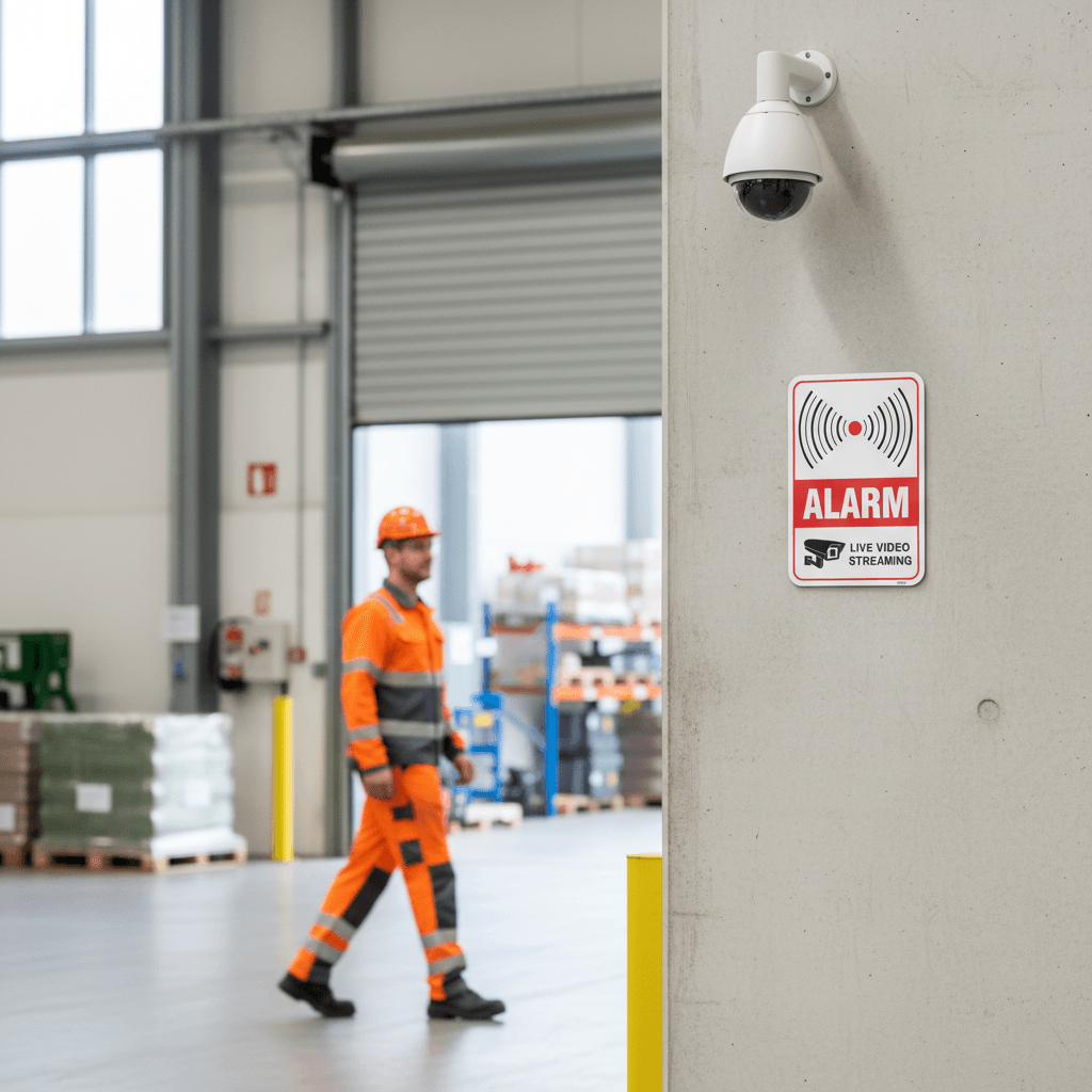 Alarm - Live video streaming skilt - Billede 2