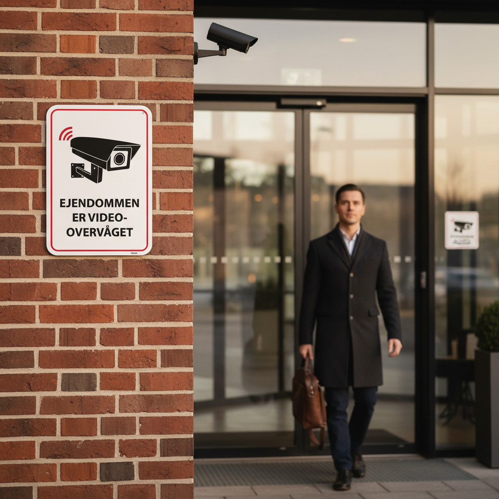 Ejendommen er videoovervåget skilt - Billede 2
