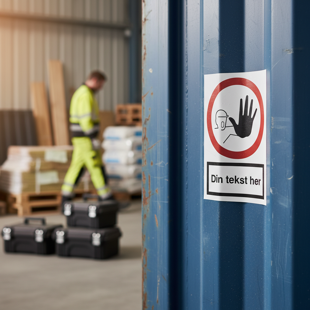 Design-selv ingen adgang / advarselsskilt - Billede 4