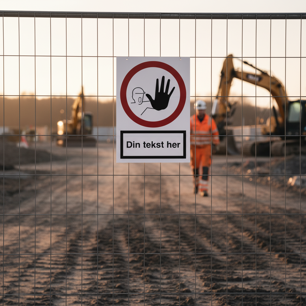 Design-selv ingen adgang / advarselsskilt - Billede 2