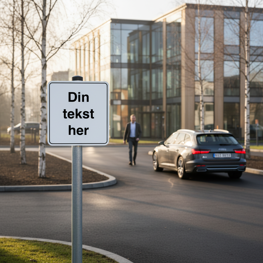 Sort ramme design-selv skilt - Billede 3