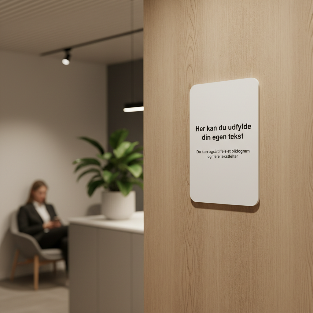 A format design-selv skilt - Billede 2