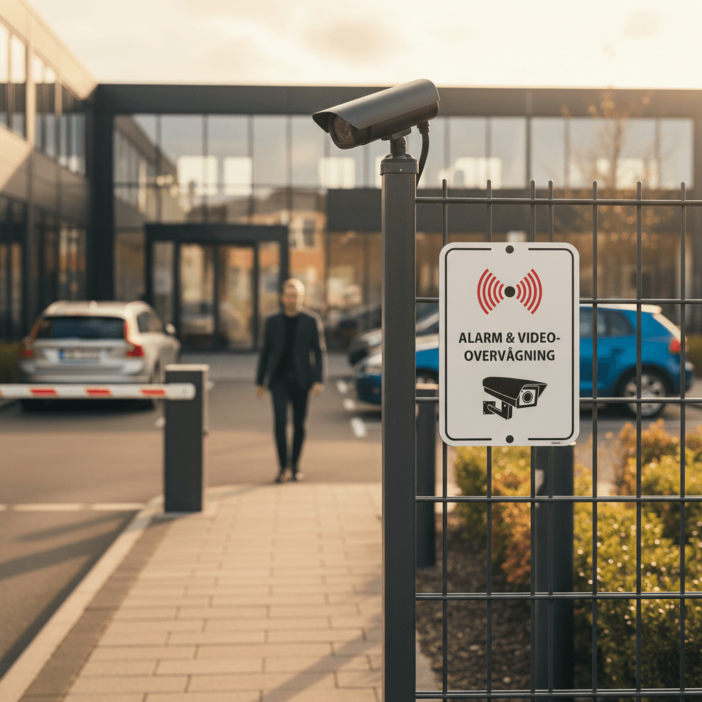 Alarm & videoovervågning skilt - Billede 3