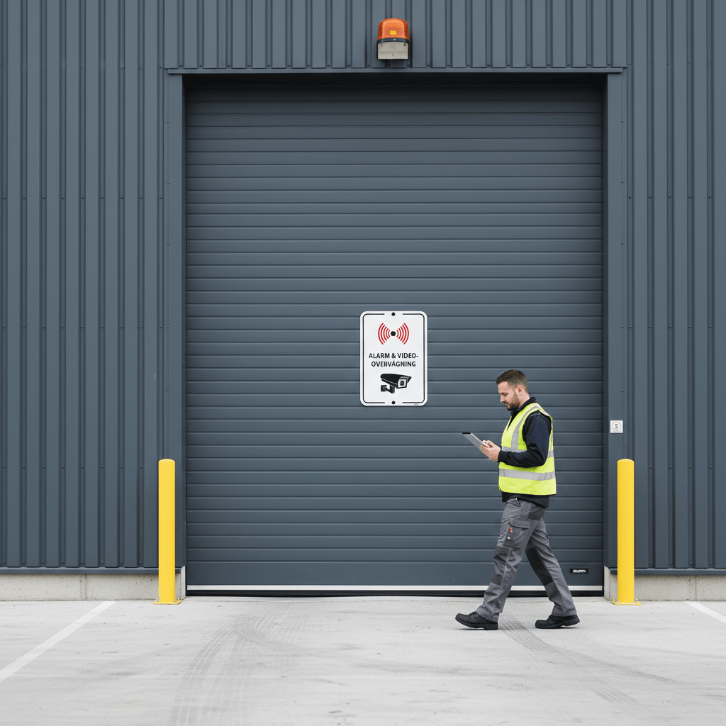 Alarm & videoovervågning skilt - Billede 5