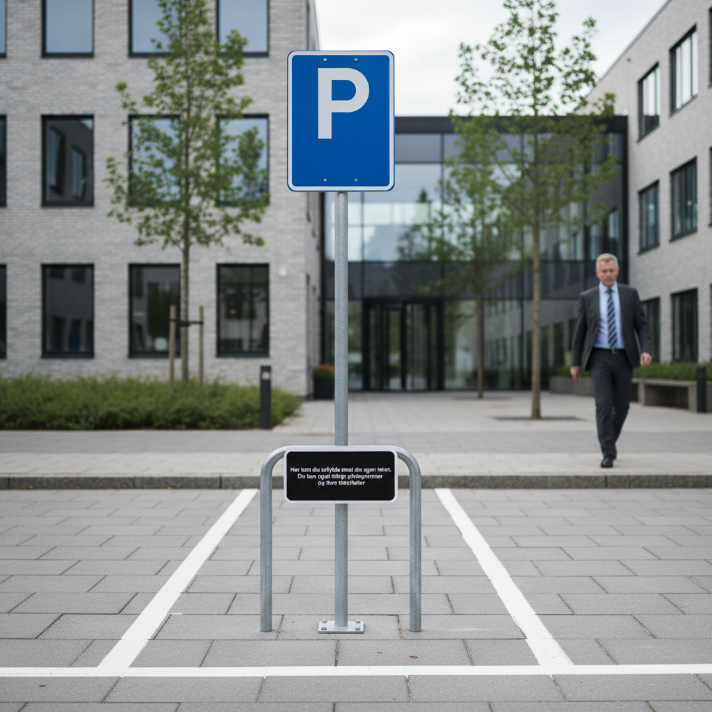 Sort undertavle med hvid ramme design-selv skilt - Billede 2