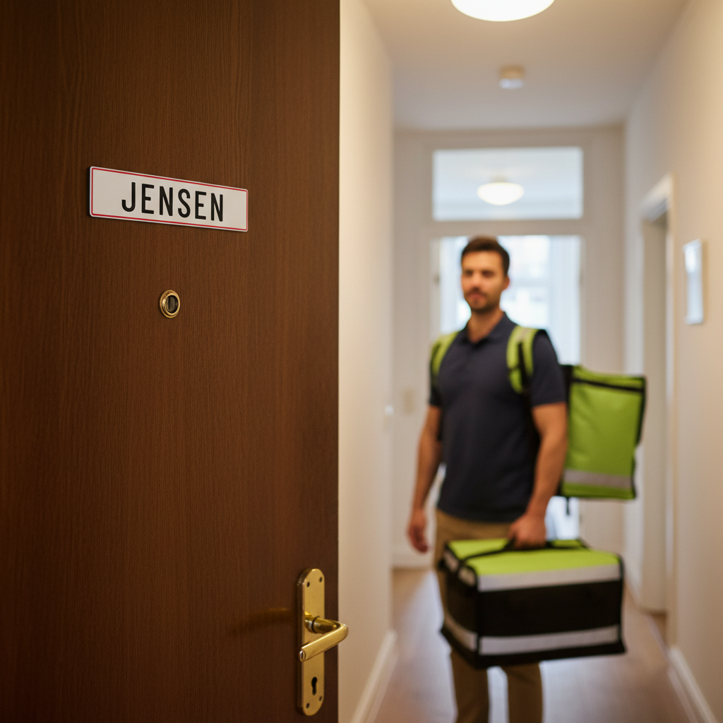 Nummerplade skilt med navn - Billede 2