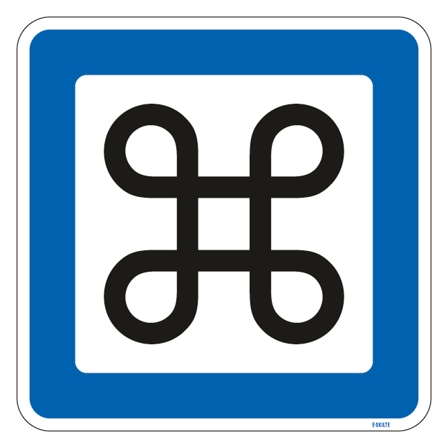 Seværdighed Lokal (M 52,1) skilt - Naturstyrelsen