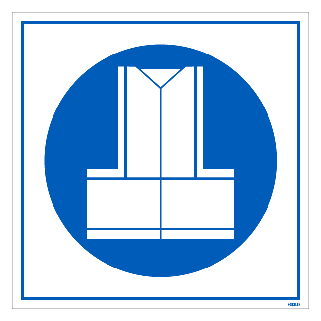 High Visibility Clothes Påbudsskilt